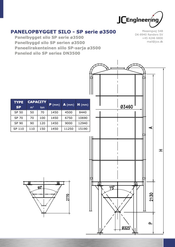Silo SP serie ø3500